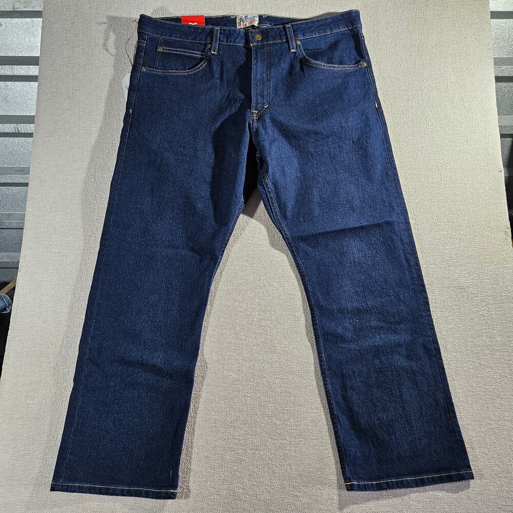 Tecovas Slim Straight Jeans 42x30 Blue Denim Mens Western NWT